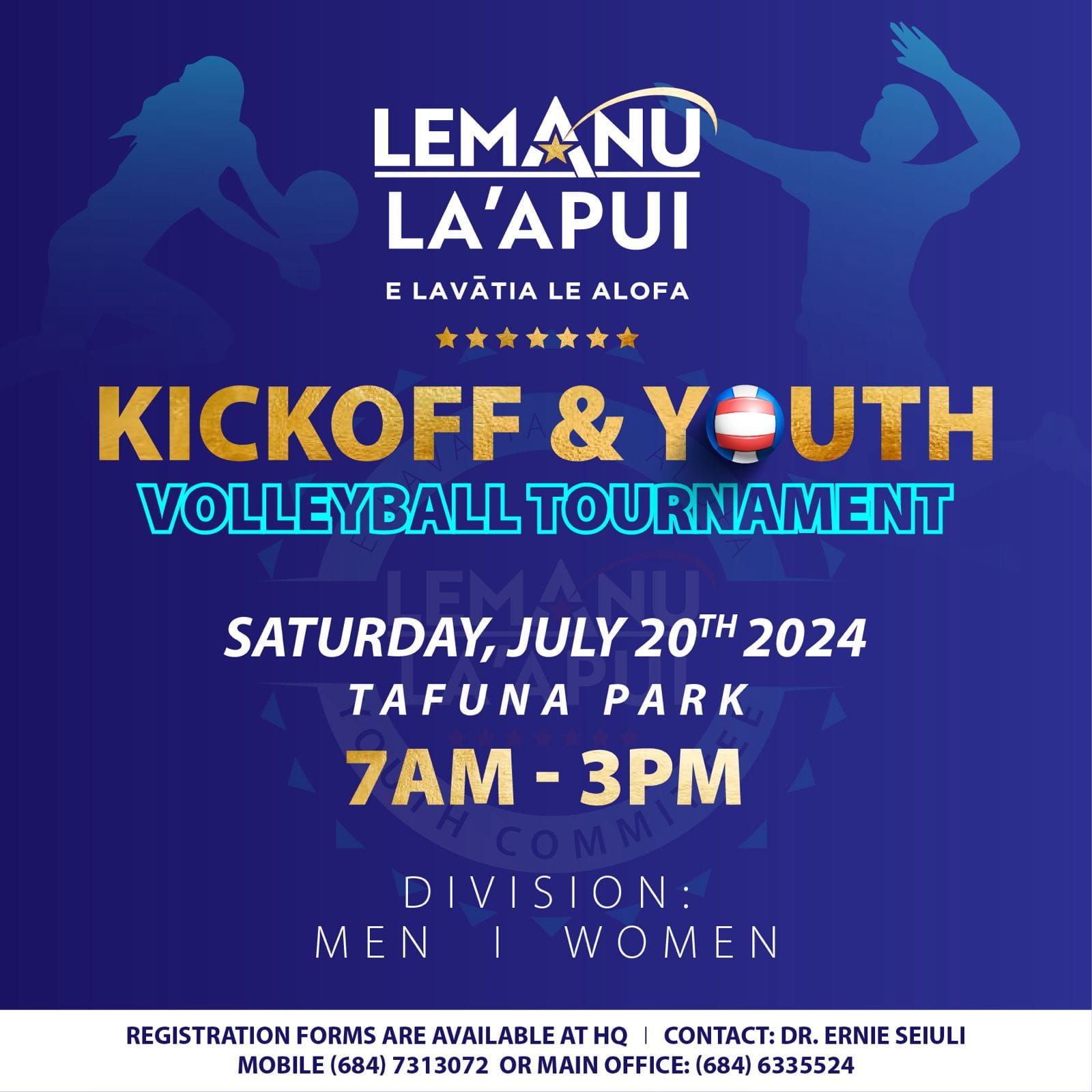 Kickoff &amp; Youth Volleyball Tournament