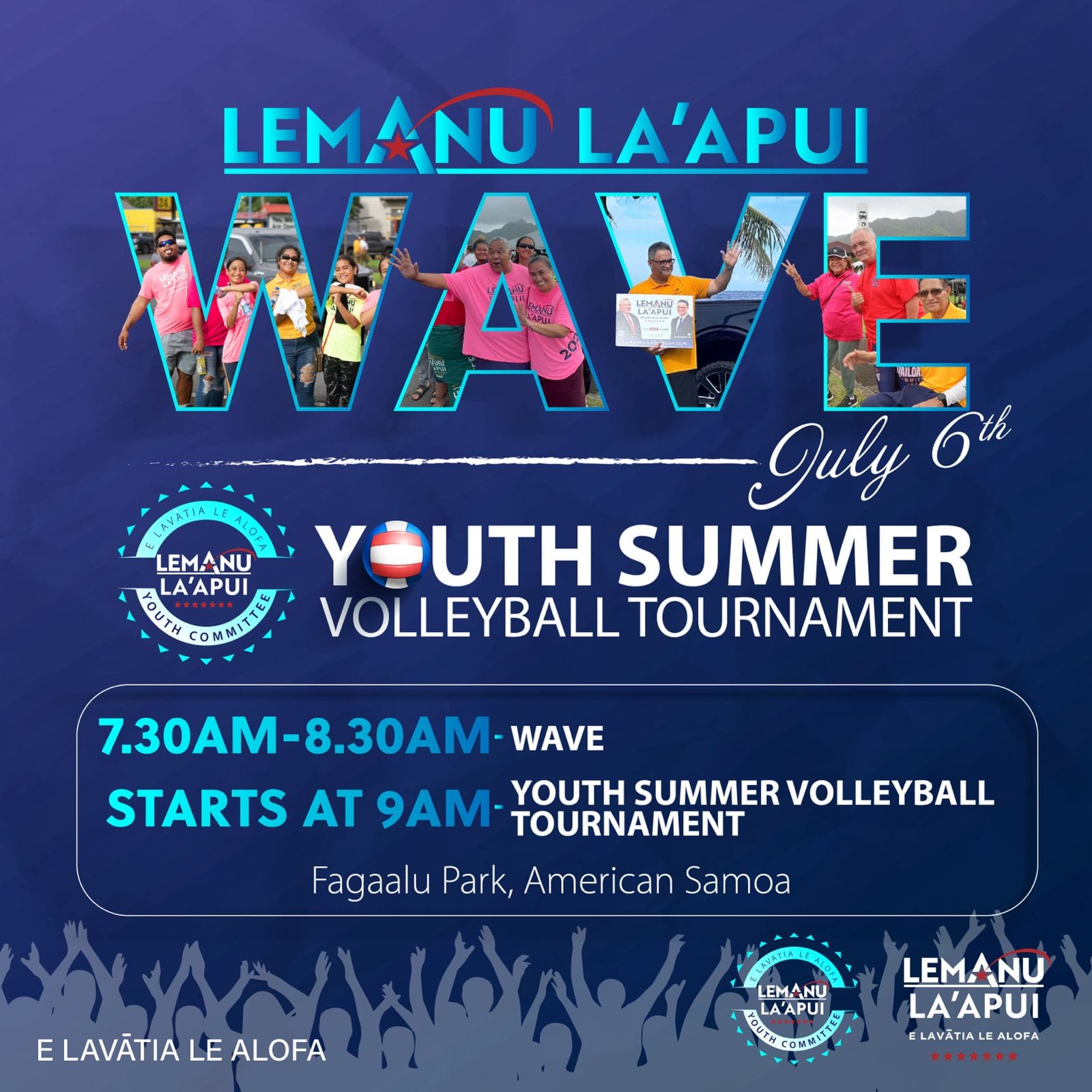 YOUTH SUMMER VOLLEYBALL TOURNAMENT &amp; Wave