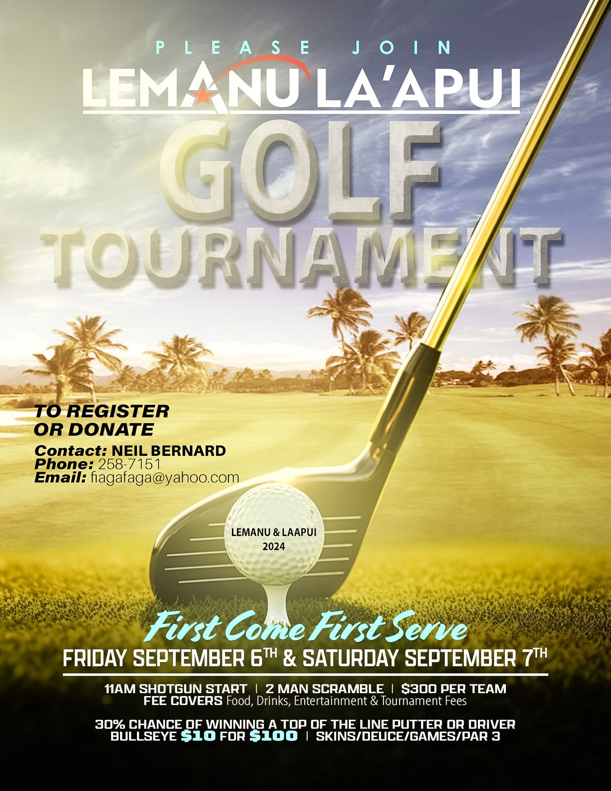 Lemanu &amp; La&#039;apui Golf Tournament