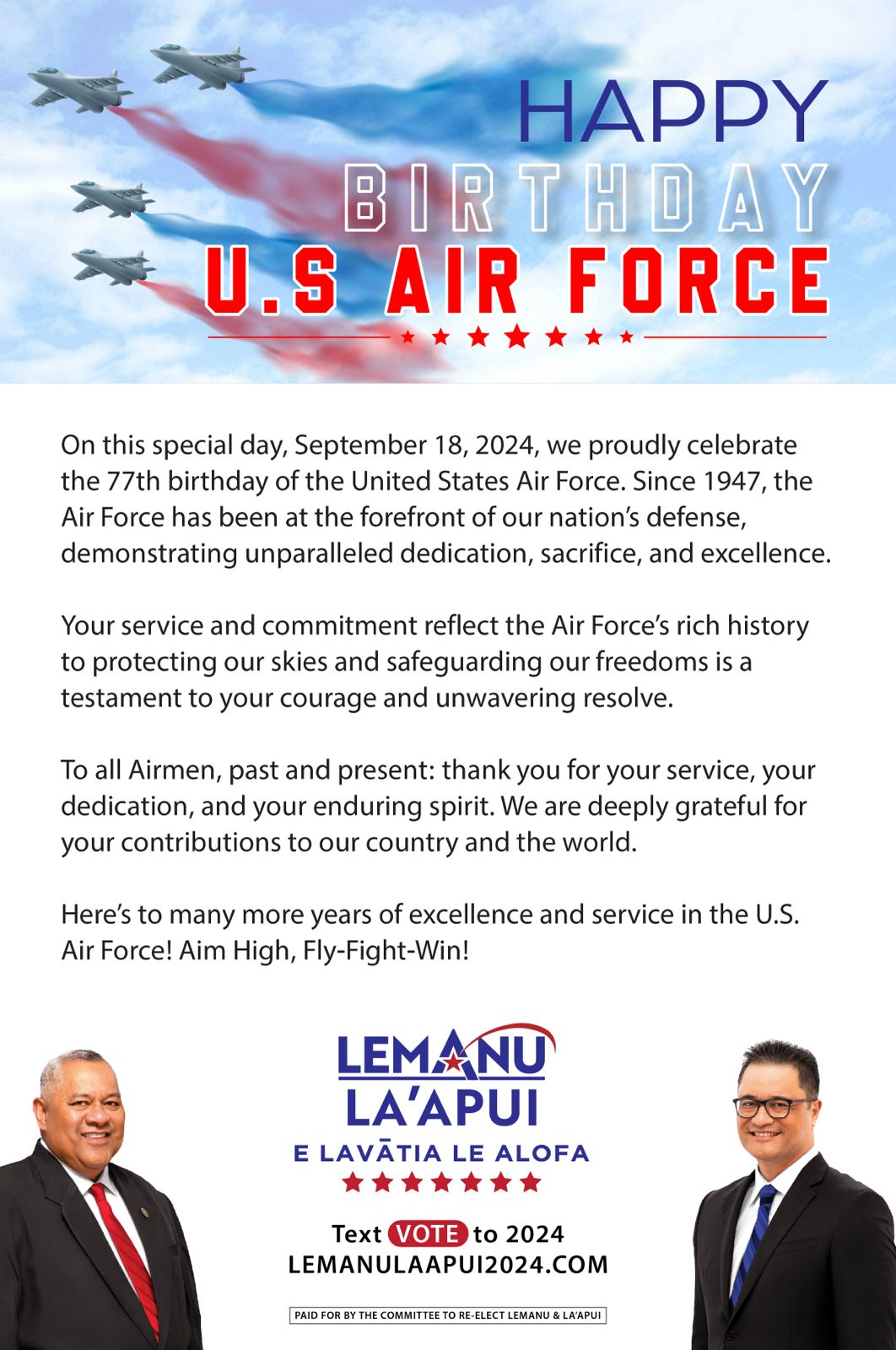 US Air Force Birthday